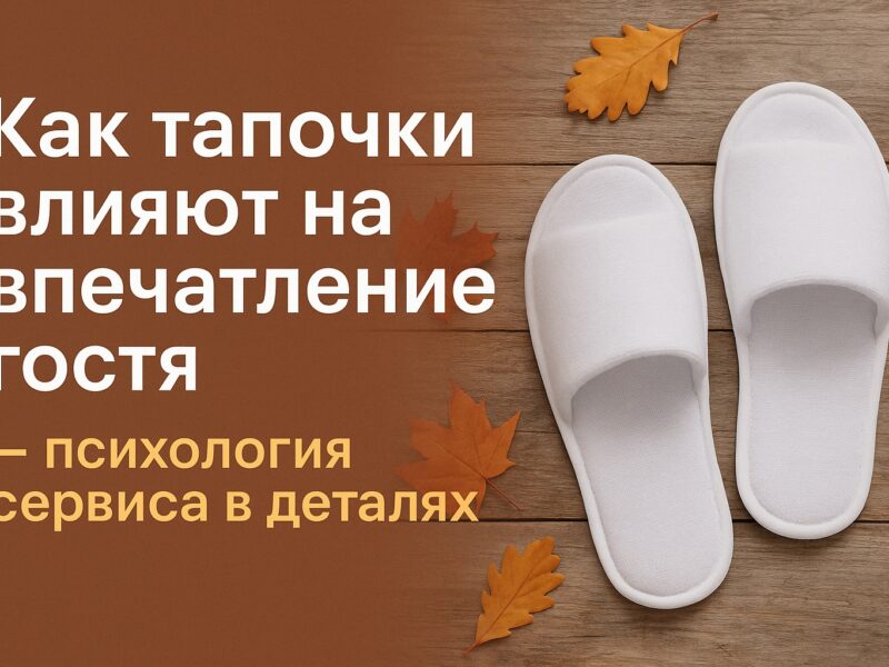 🧠 Как тапочки влияют на впечатление гостя — психология сервиса..
