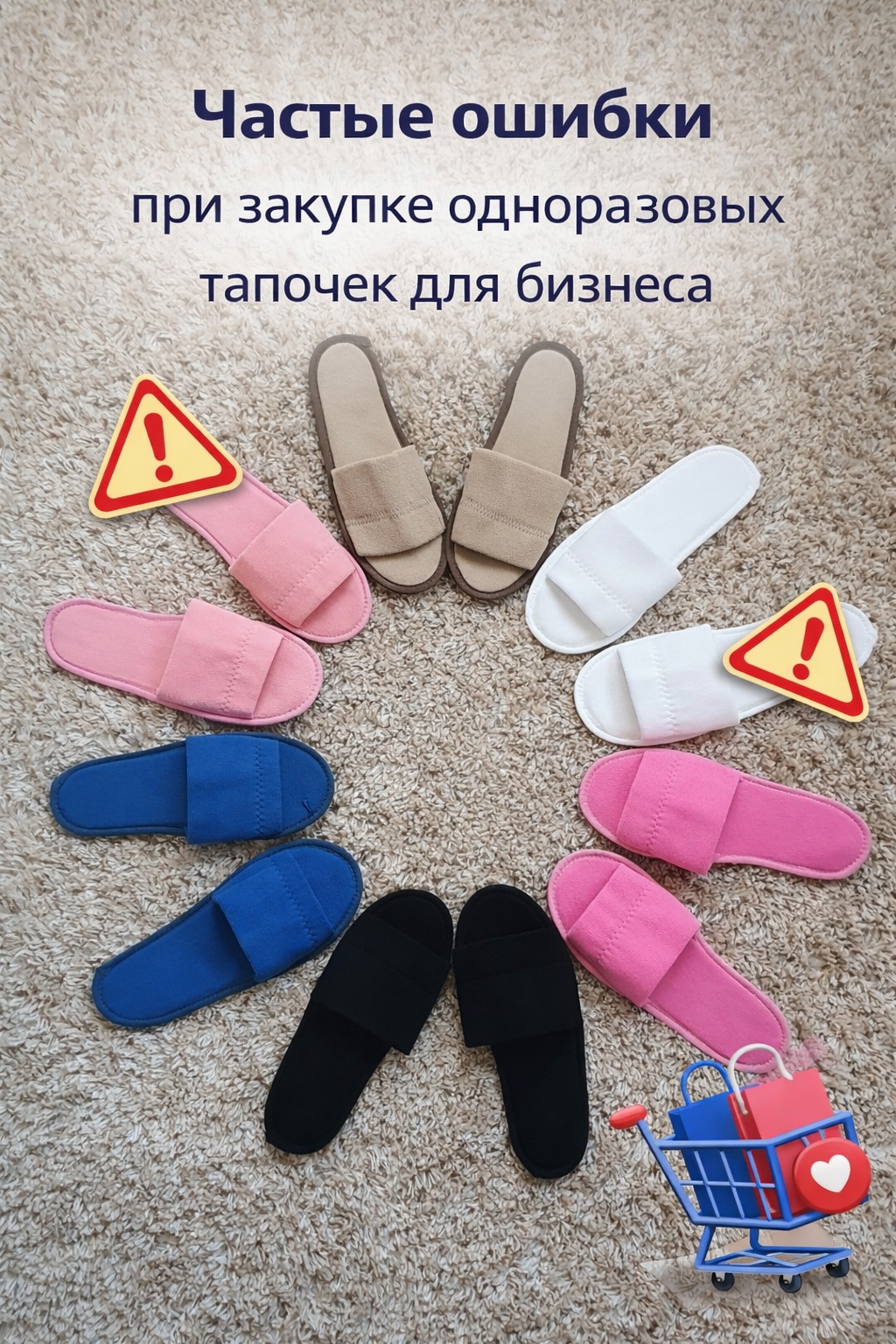 ⚠ Частые ошибки при закупке одноразовых тапочек для..