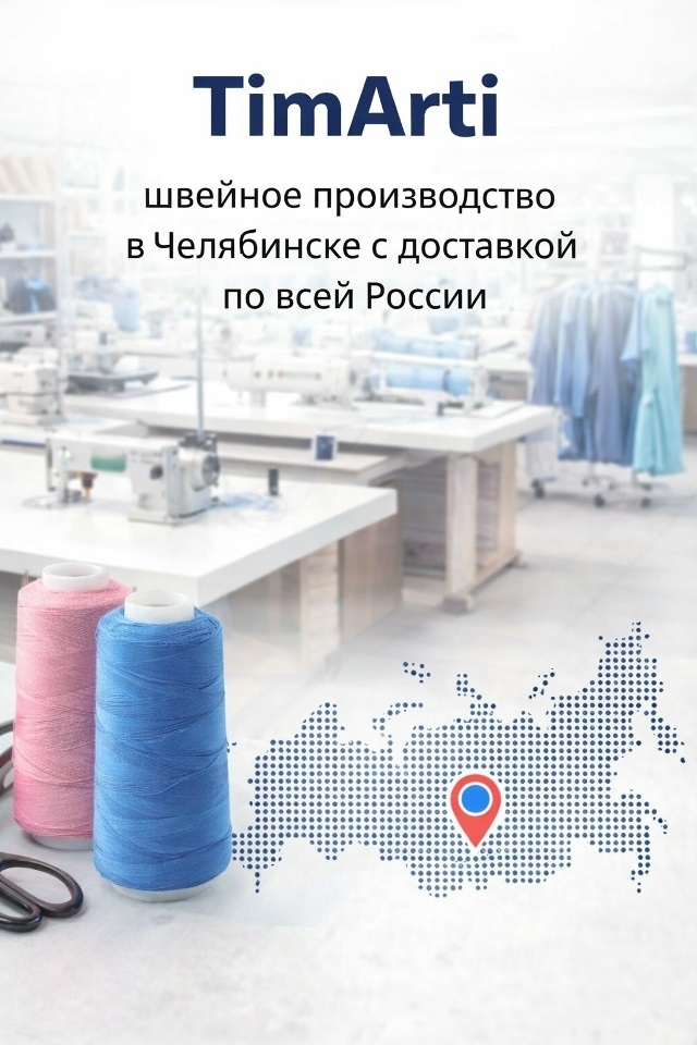 🧵 TimArti — швейное производство в Челябинске с доставкой по всей..