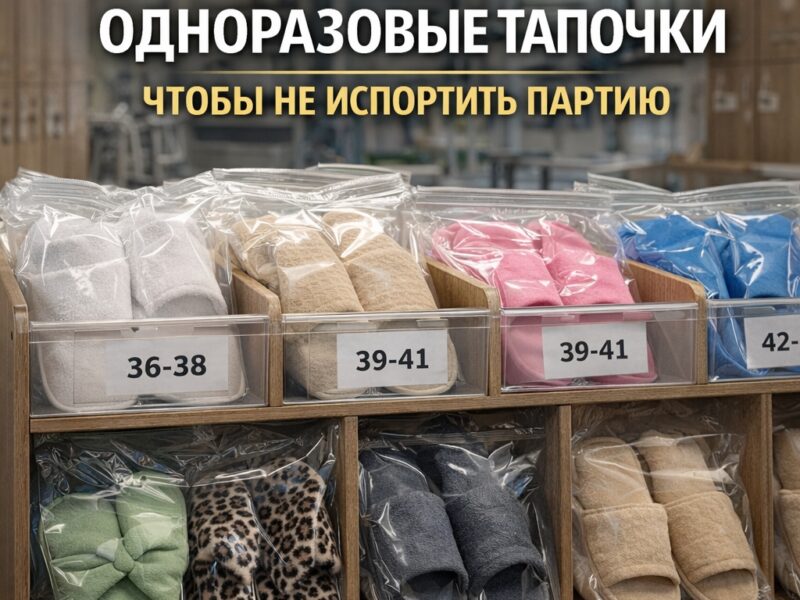 📦 Как хранить одноразовые тапочки, чтобы не испортить..