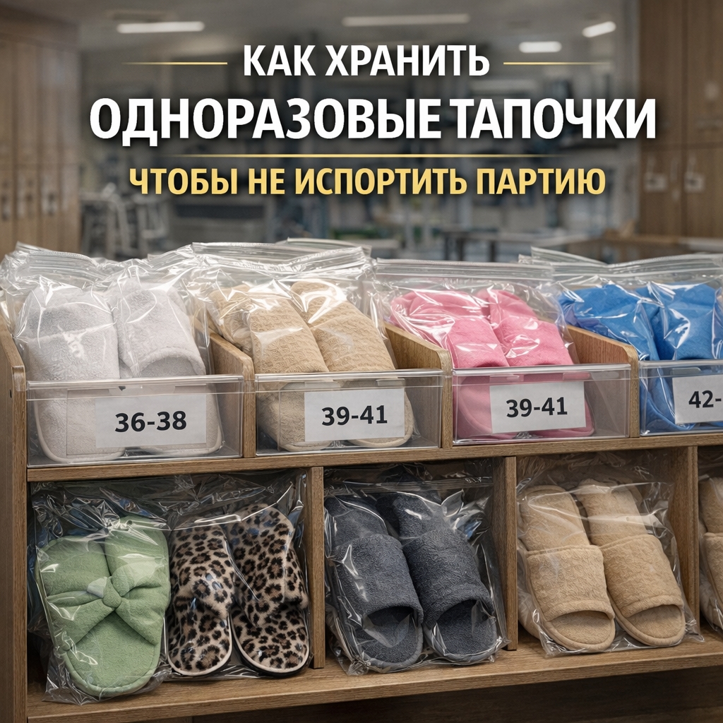 📦 Как хранить одноразовые тапочки, чтобы не испортить..