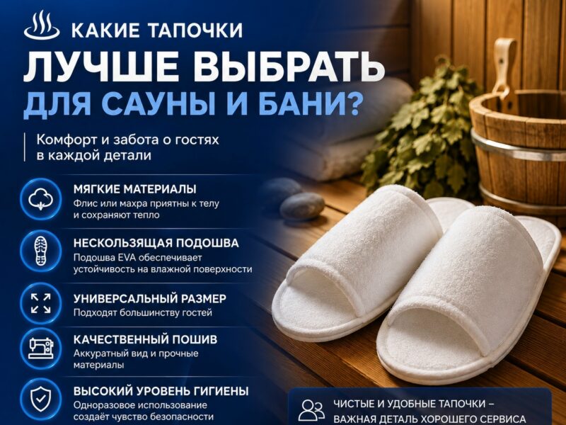 ♨ Какие тапочки лучше выбрать для сауны и бани?

После парной..