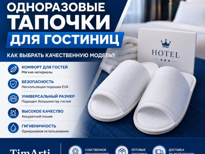 🏨 Одноразовые тапочки для гостиниц: как выбрать качественную..